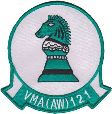 Officially Licensed Usmc Vma(Aw)-121 Green Knights Patch 1