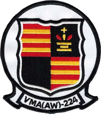 Officially Licensed Usmc Vma(Aw)-224 Fighting Bengals Patch 1