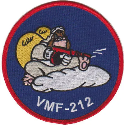 Officially Licensed Usmc Vmf-212 Hell Hounds Patch 1