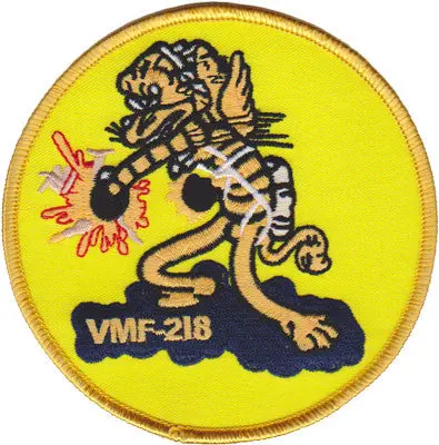 Officially Licensed Usmc Vmf-218 Hellions Patch 1