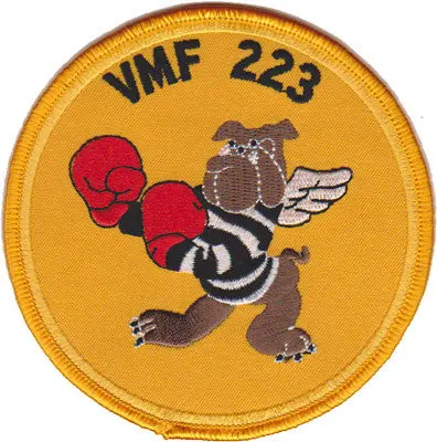 Officially Licensed Usmc Vmf-223 Fighting Bulldogs Patch 1