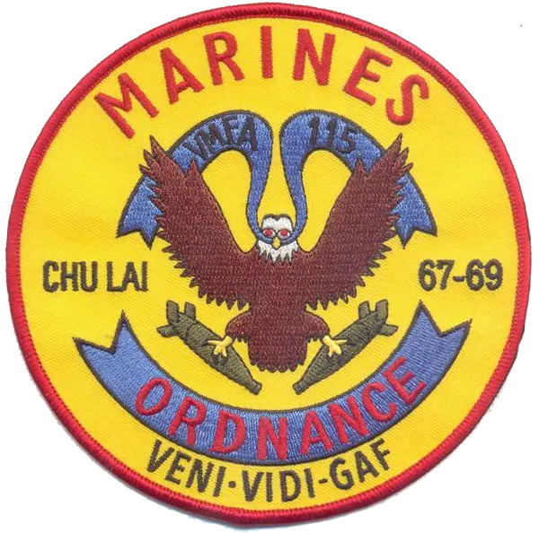 Vmfa-115 Ordnance, Chu-Lai Vietnam Patch 1