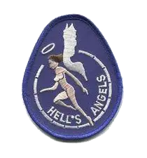 Vmfa-321 Hells Angels Naked Angel, Blue Patch 1