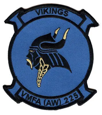 Officially Licensed Usmc Vmfa(Aw)-225 Vikings Patch 1