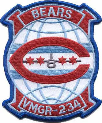 Officially Licensed Usmc Vmgr-234 Bears Patch 1