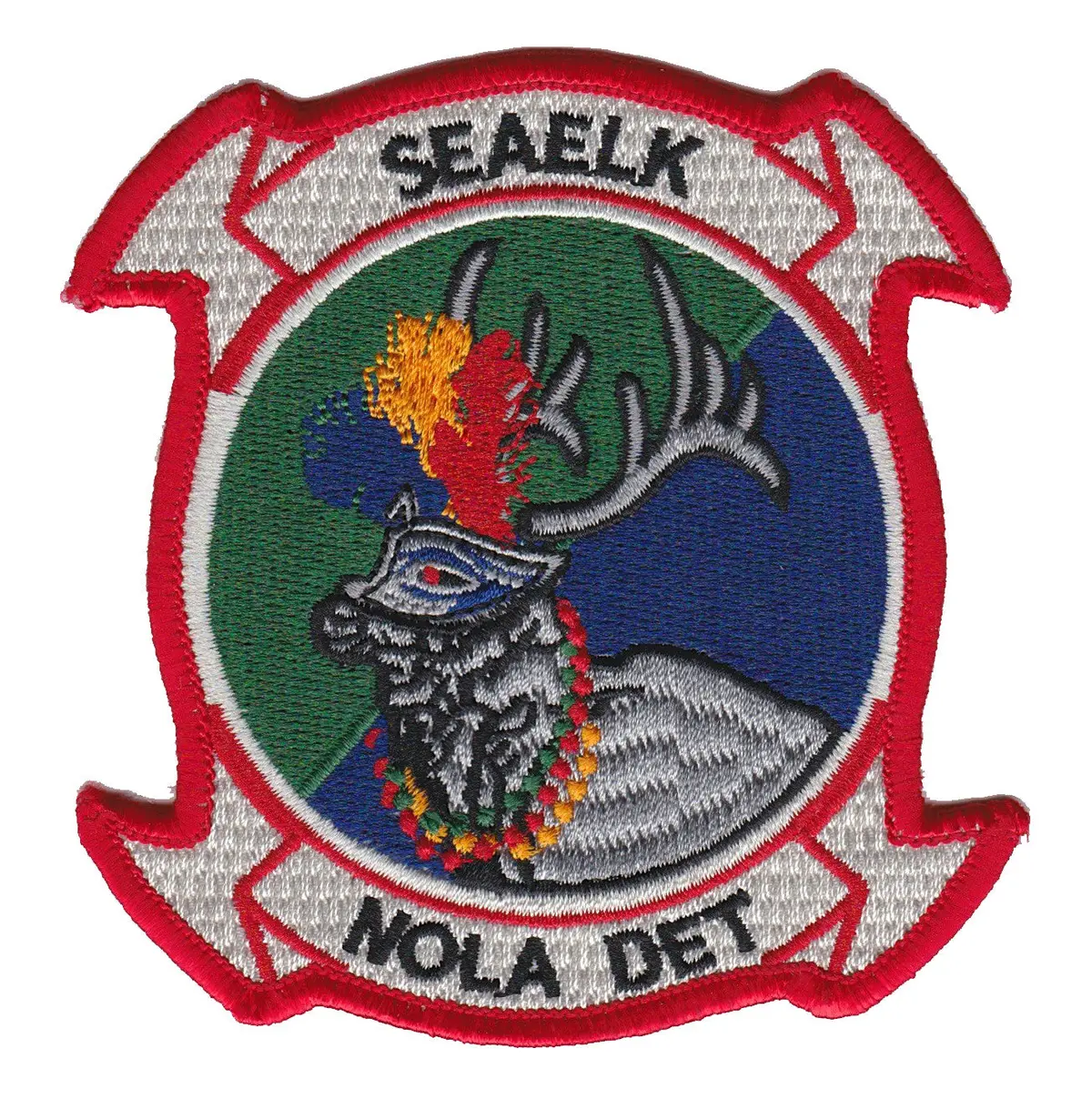 Vmm-166 Sea Elks Squadron Patch, Nola Detatchment 1