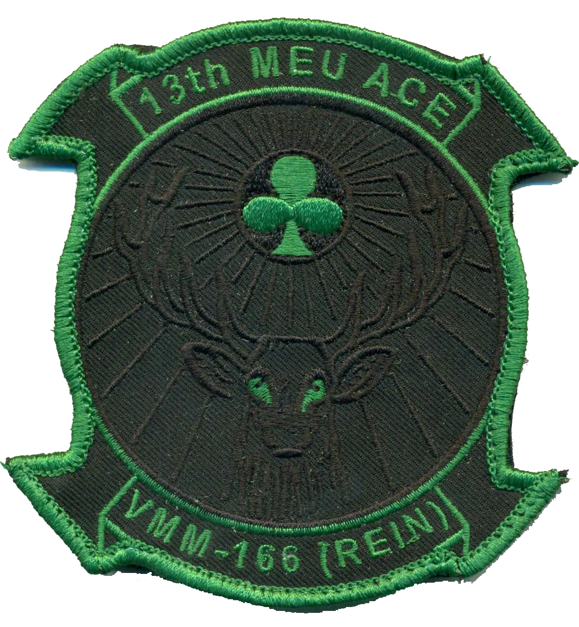 Vmm-166 13Th Meu Blackout/Green Patch 1