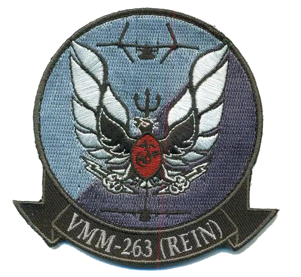 Official Vmm-263 Thunder Chicken Rein 18.2 Ace Patch 1
