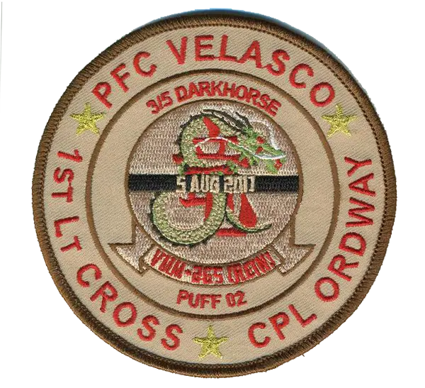 Vmm-265 Memorial Patch & Sticker 1