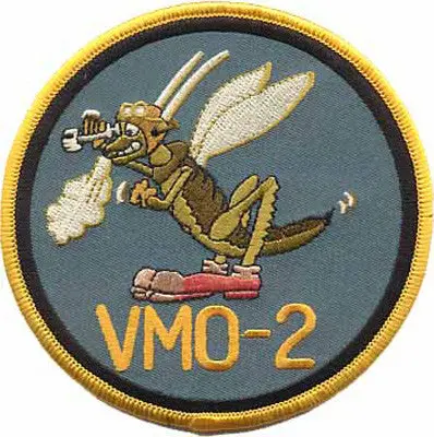 Officially Licensed Usmc Vmo-2 Grasshopper Squadron Patch 1
