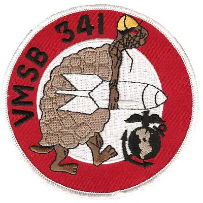 Officially Licensed Usmc Vmsb-341 Squadron Patch 1