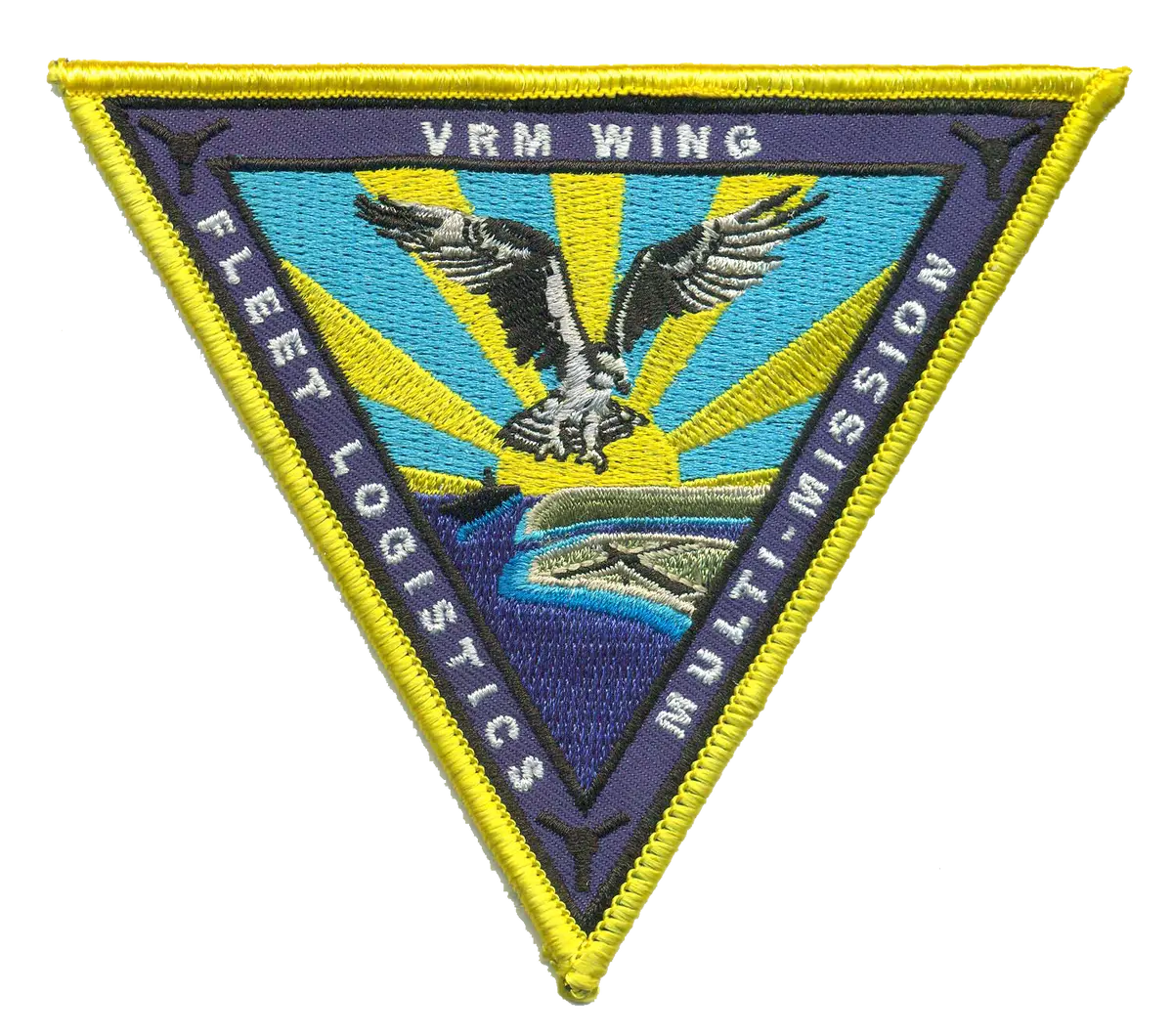 Official Us Navy Fleet Logistics Multi-Mission Vrm Wing Patch 1