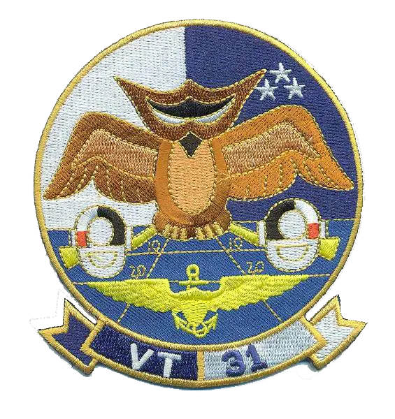 Officially Licensed Us Navy Vt-31 Wise Owls Original Patch 1