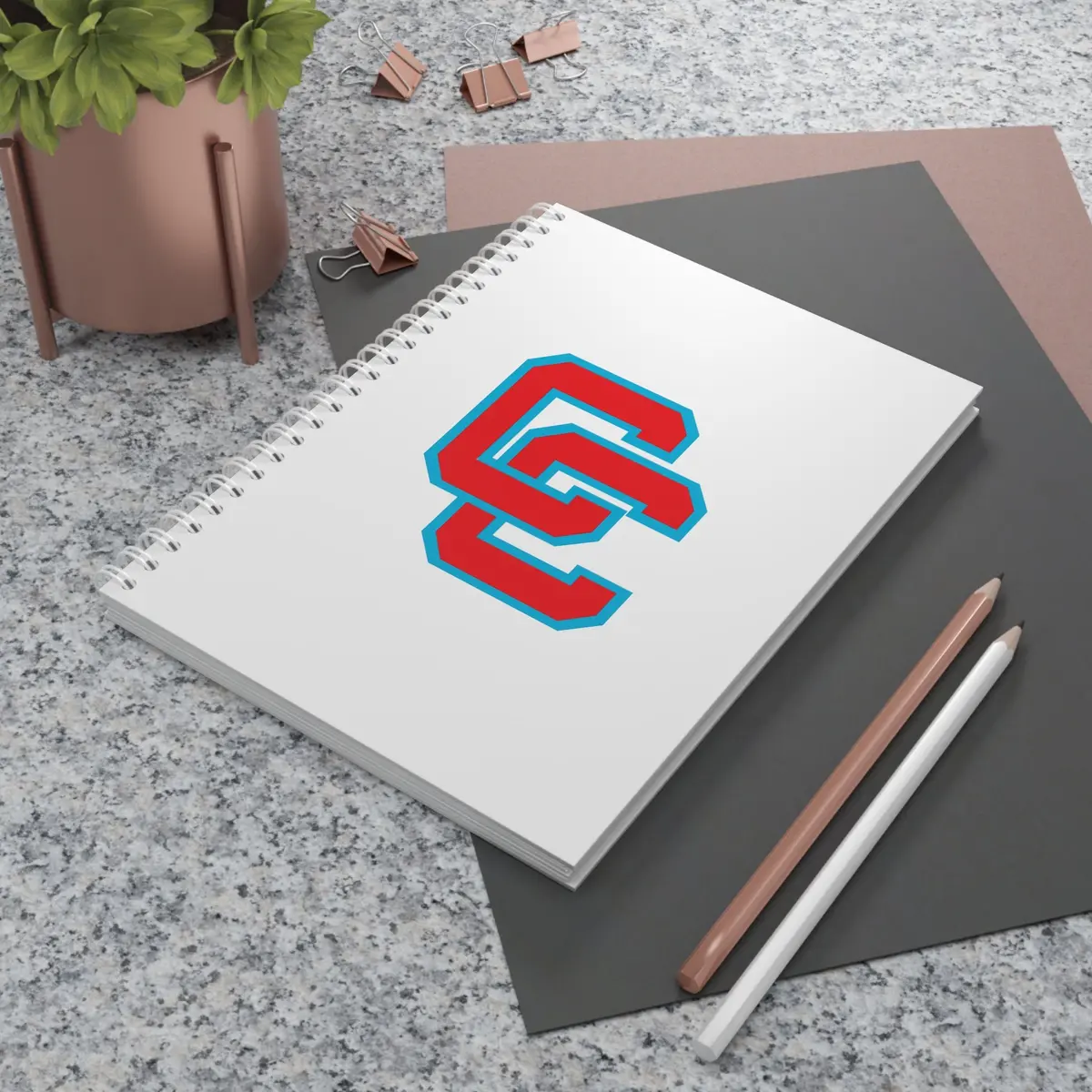 Charlotte Catholic Spiral Notebook 1