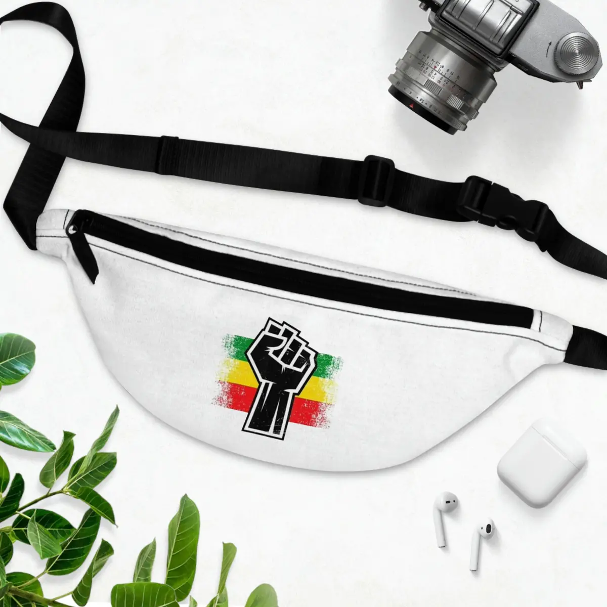 Black Fist Fanny Pack 1
