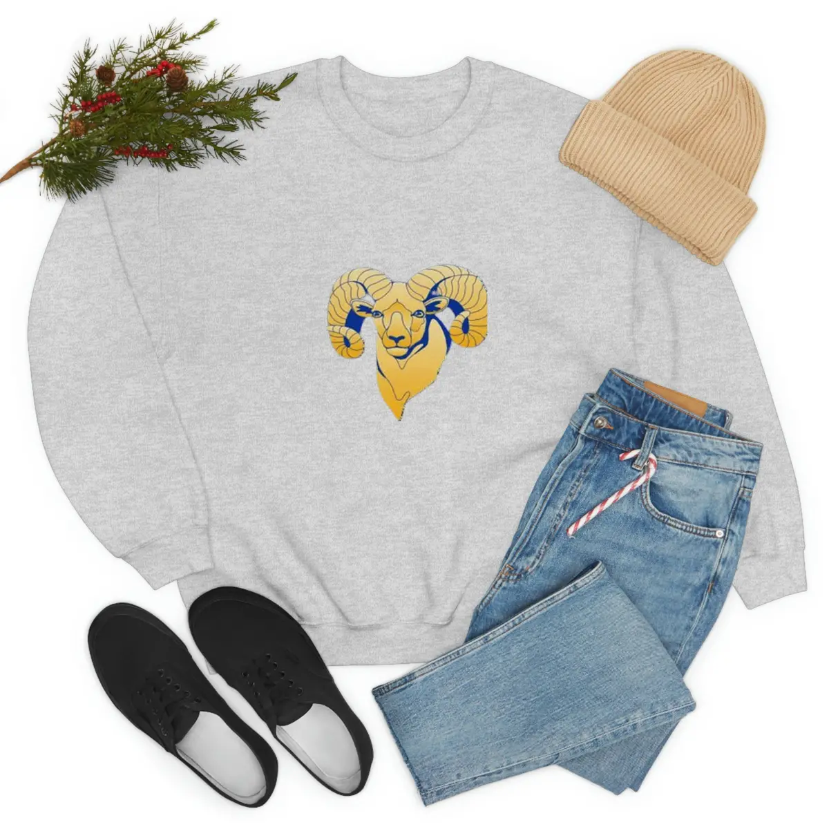 Highland Tech Unisex Heavy Blend™ Crewneck Sweatshirt 1