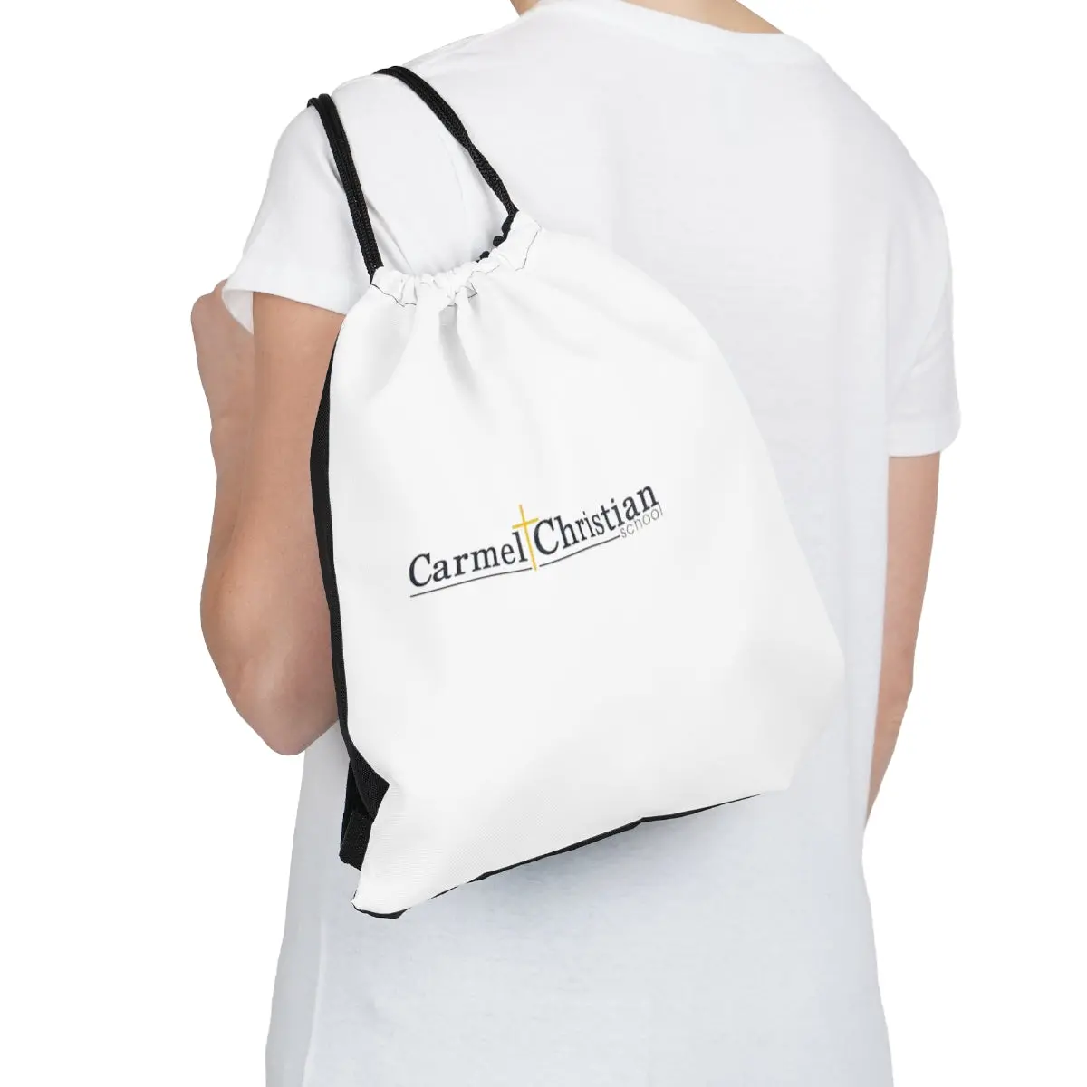 Carmel Christian Outdoor Drawstring Bag 1