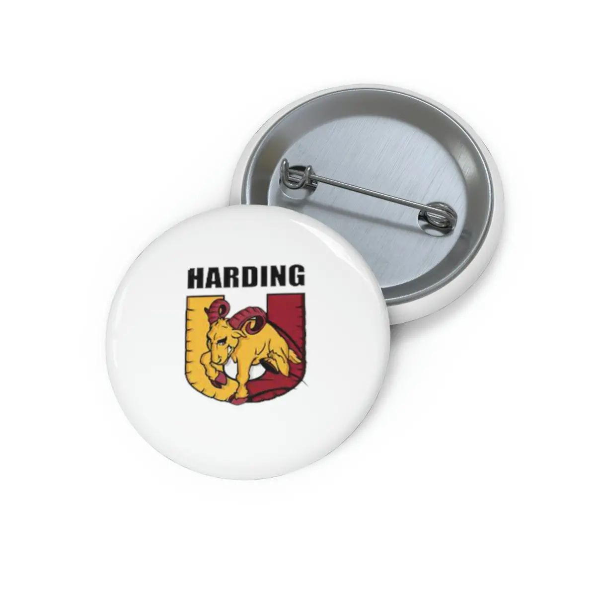 Harding University Custom Pin Buttons 1