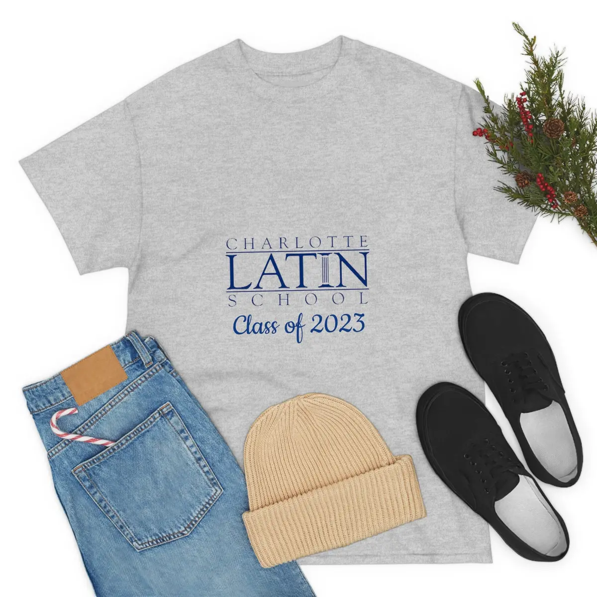 Charlotte Latin Class Of 2023 Unisex Heavy Cotton Tee 1