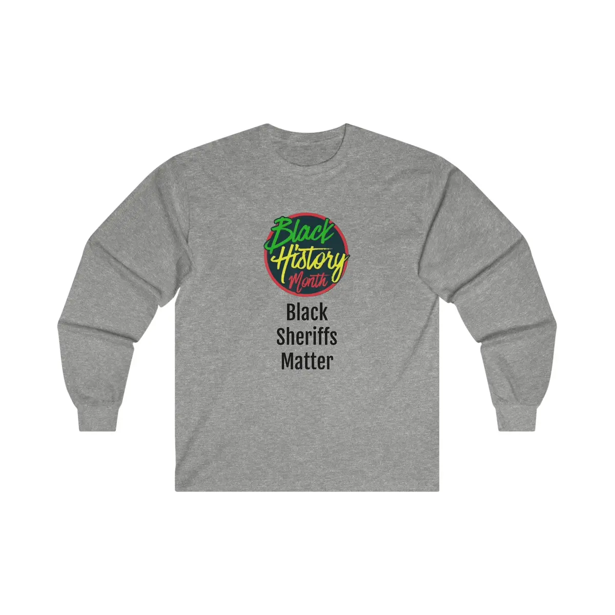 Black Sheriffs Matter Long Sleeve Tee 1
