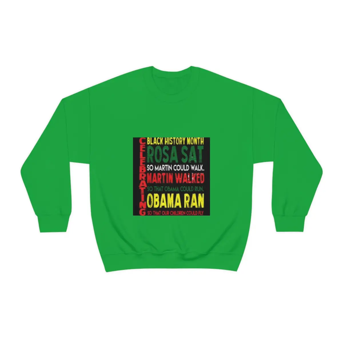 Celebrating Black History Month Unisex Heavy Blend™ Crewneck Sweatshirt 1