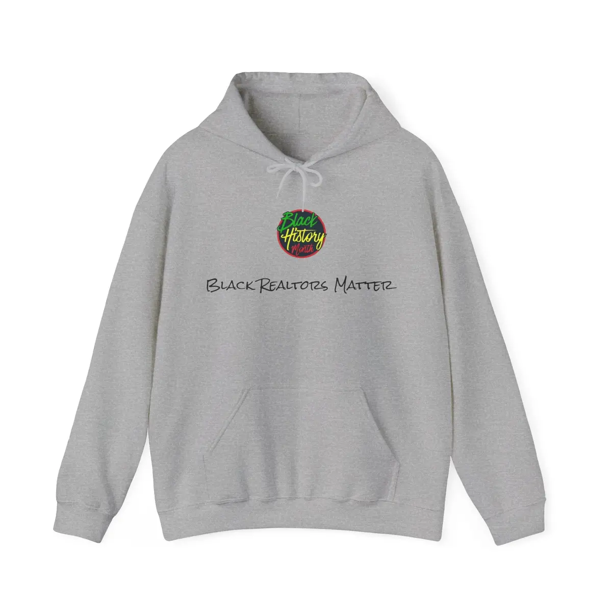 Black Realtors Matter Hooded Sweatshirt 1