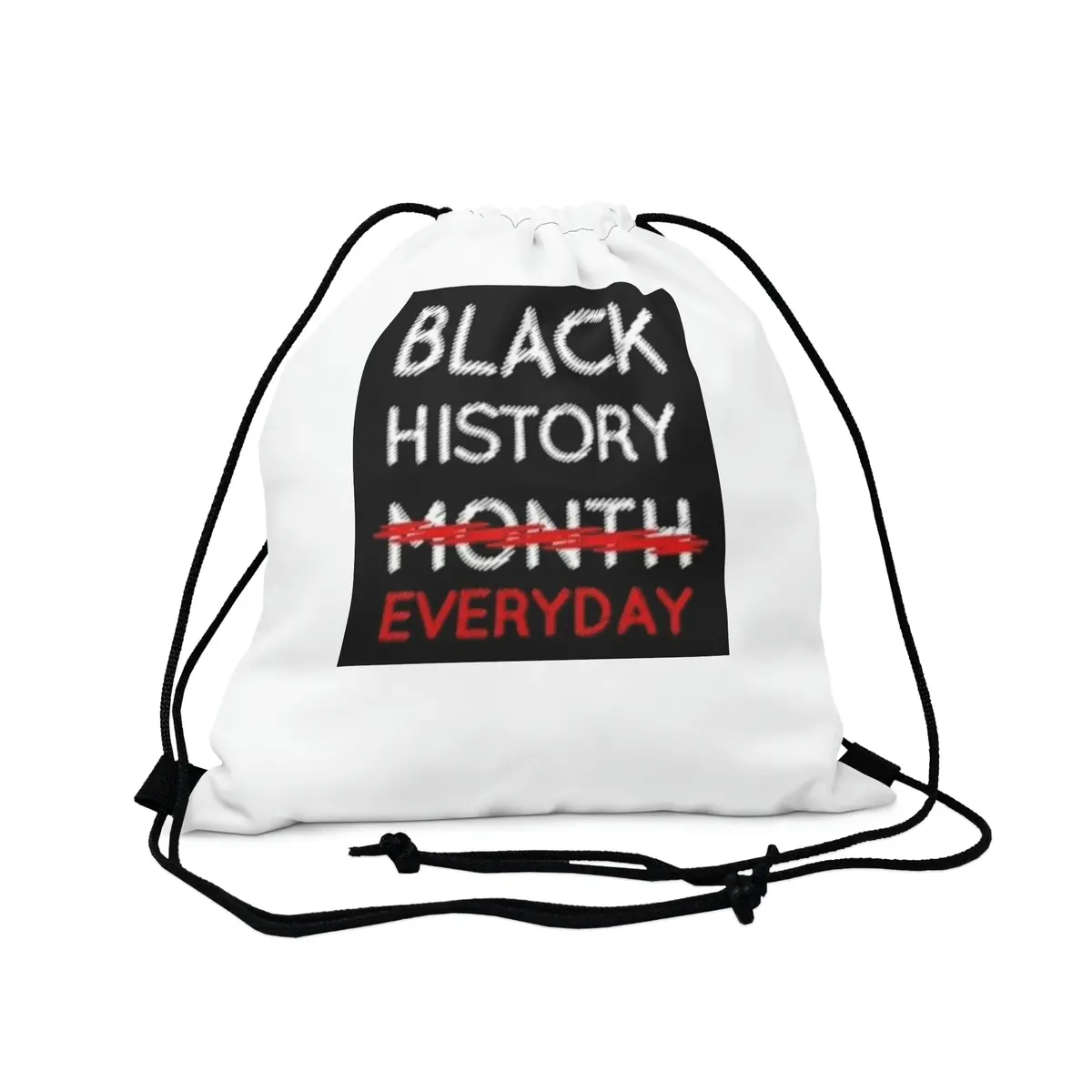 Black History Everyday Outdoor Drawstring Bag 1