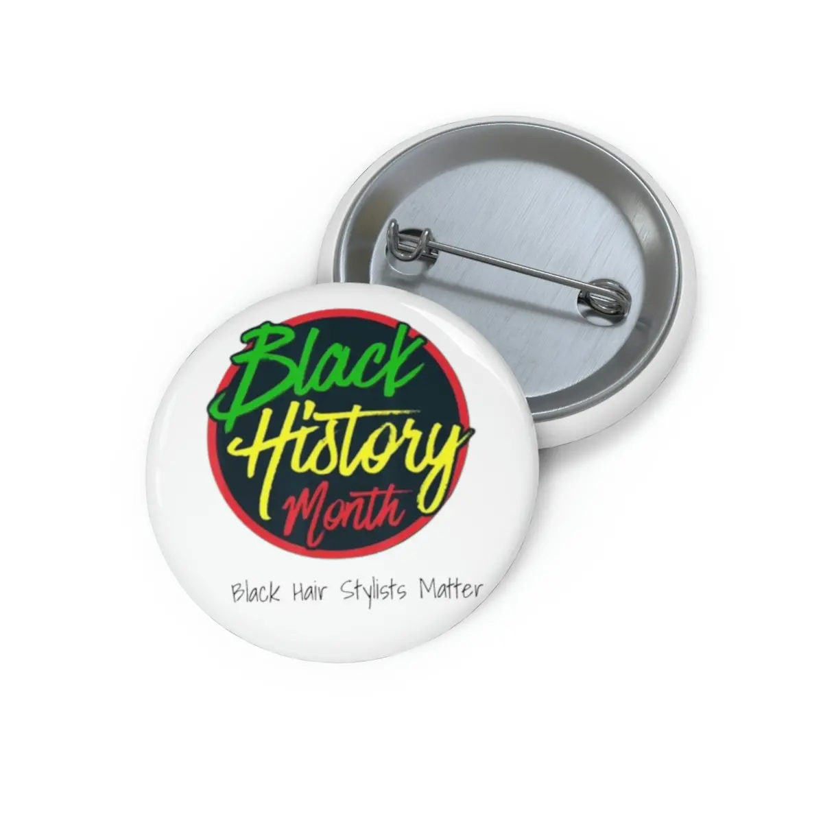 Black Hair Stylists Matter Custom Pin Buttons 1