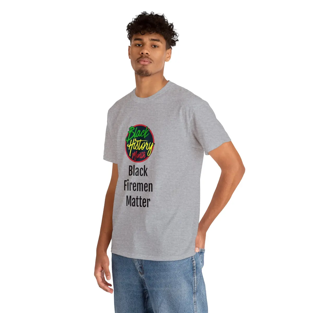 Black Firemen Matter Cotton Tee 1