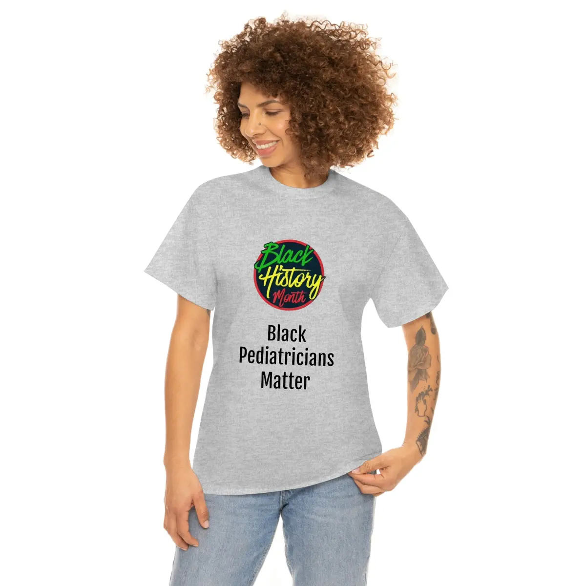 Black Pediatricians Matter Cotton Tee 1
