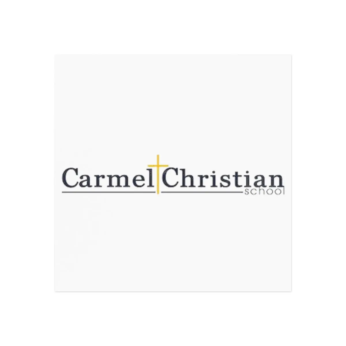 Carmel Christian Square Magnet 1