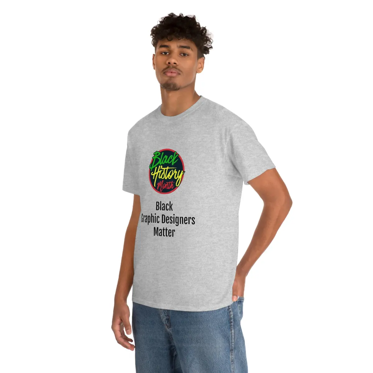 Black Graphic Designers Matter Cotton Tee 1