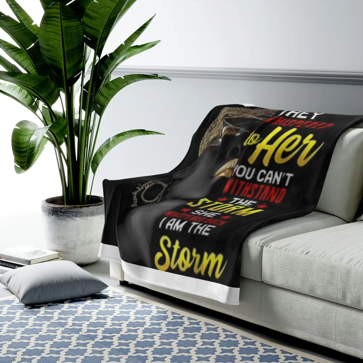 They Whispered Velveteen Plush Blanket 1