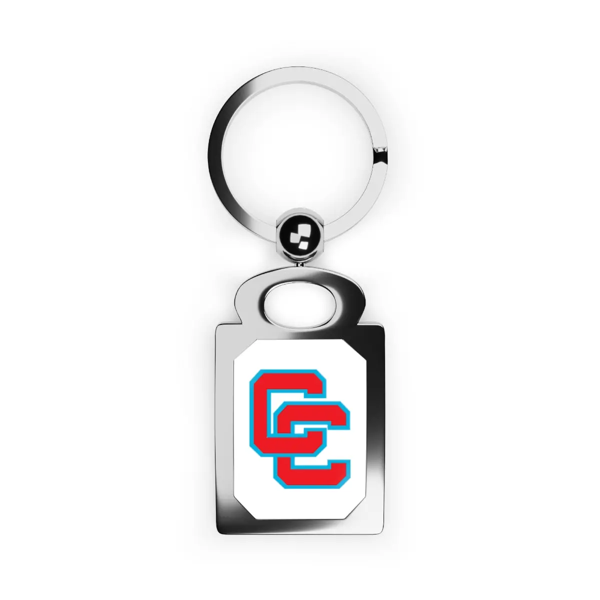 Charlotte Catholic Rectangle Photo Keyring 1