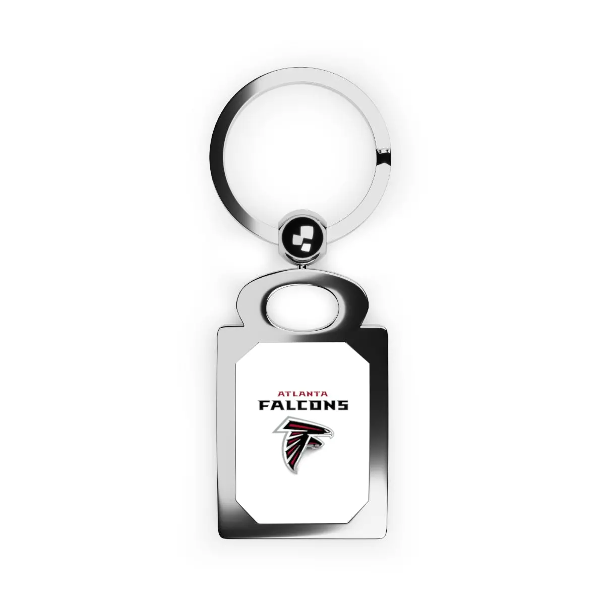 Atlanta Falcons Rectangle Photo Keyring 1
