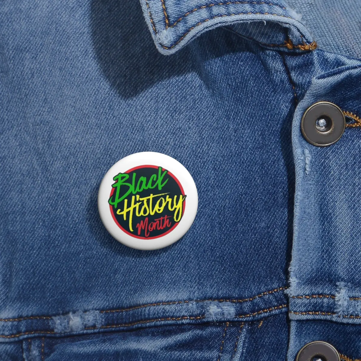 Black History Month Pin Buttons 1