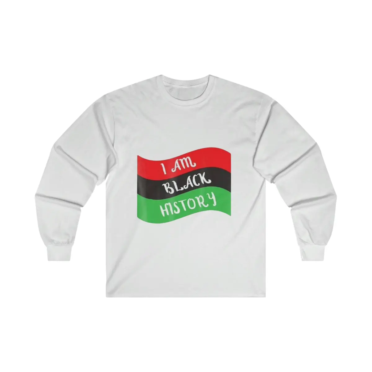 I Am Black History Ultra Cotton Long Sleeve Tee 1