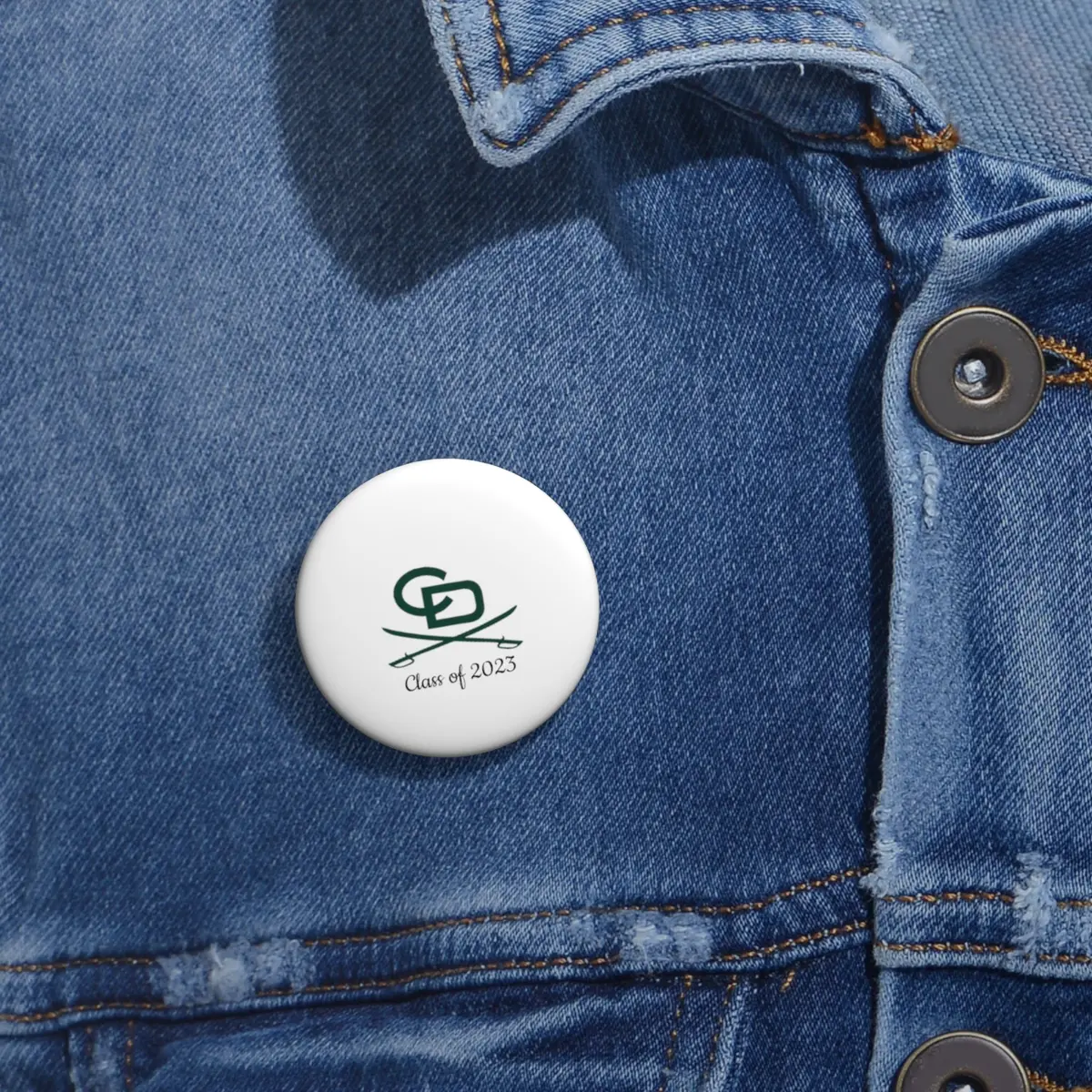 Country Day Class Of 2023 Custom Pin Buttons 1