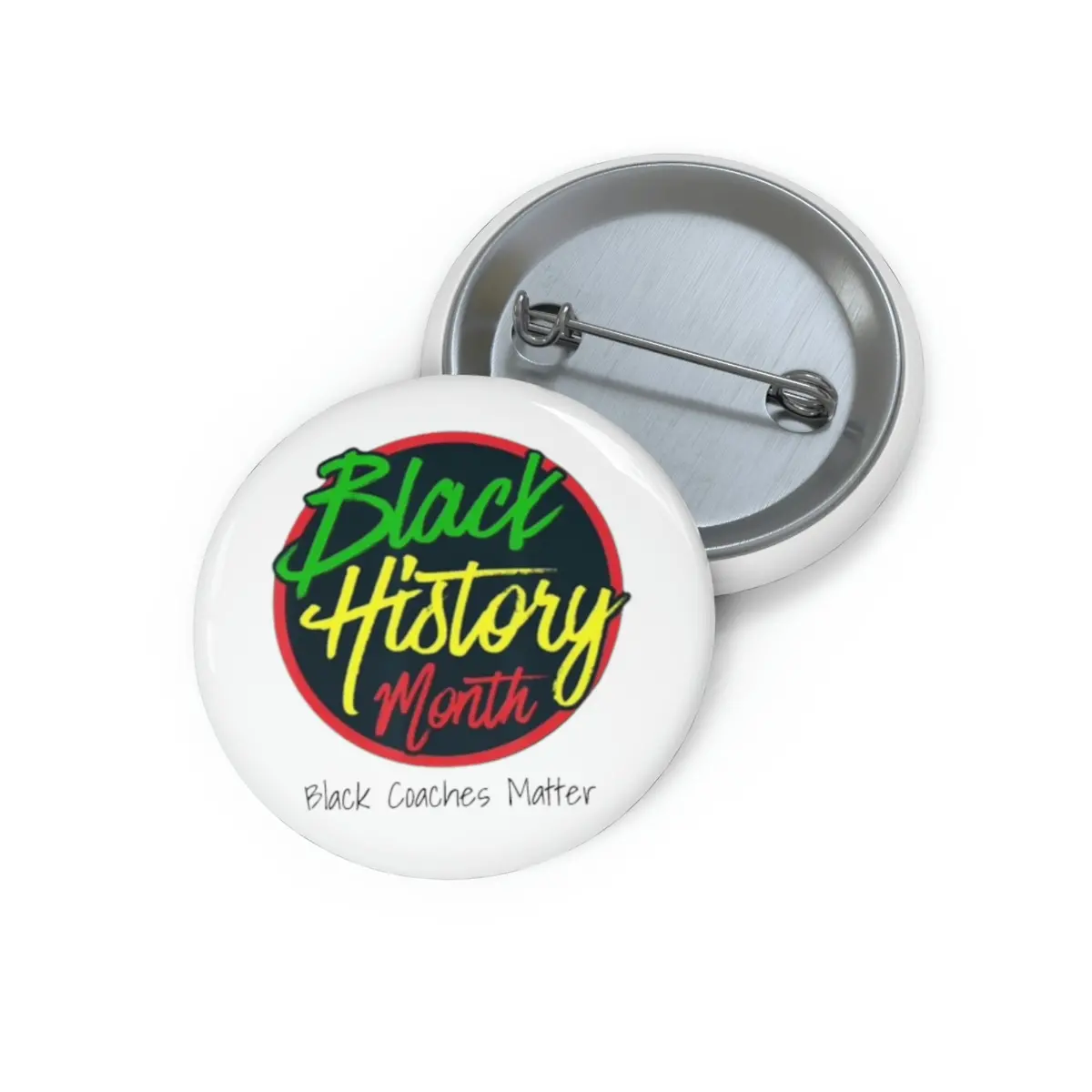 Black Coaches Matter Custom Pin Buttons 1