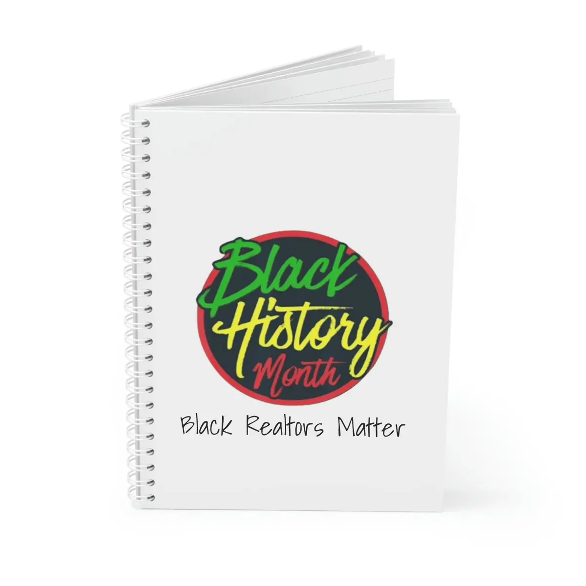 Black Realtors Matter Spiral Notebook 1