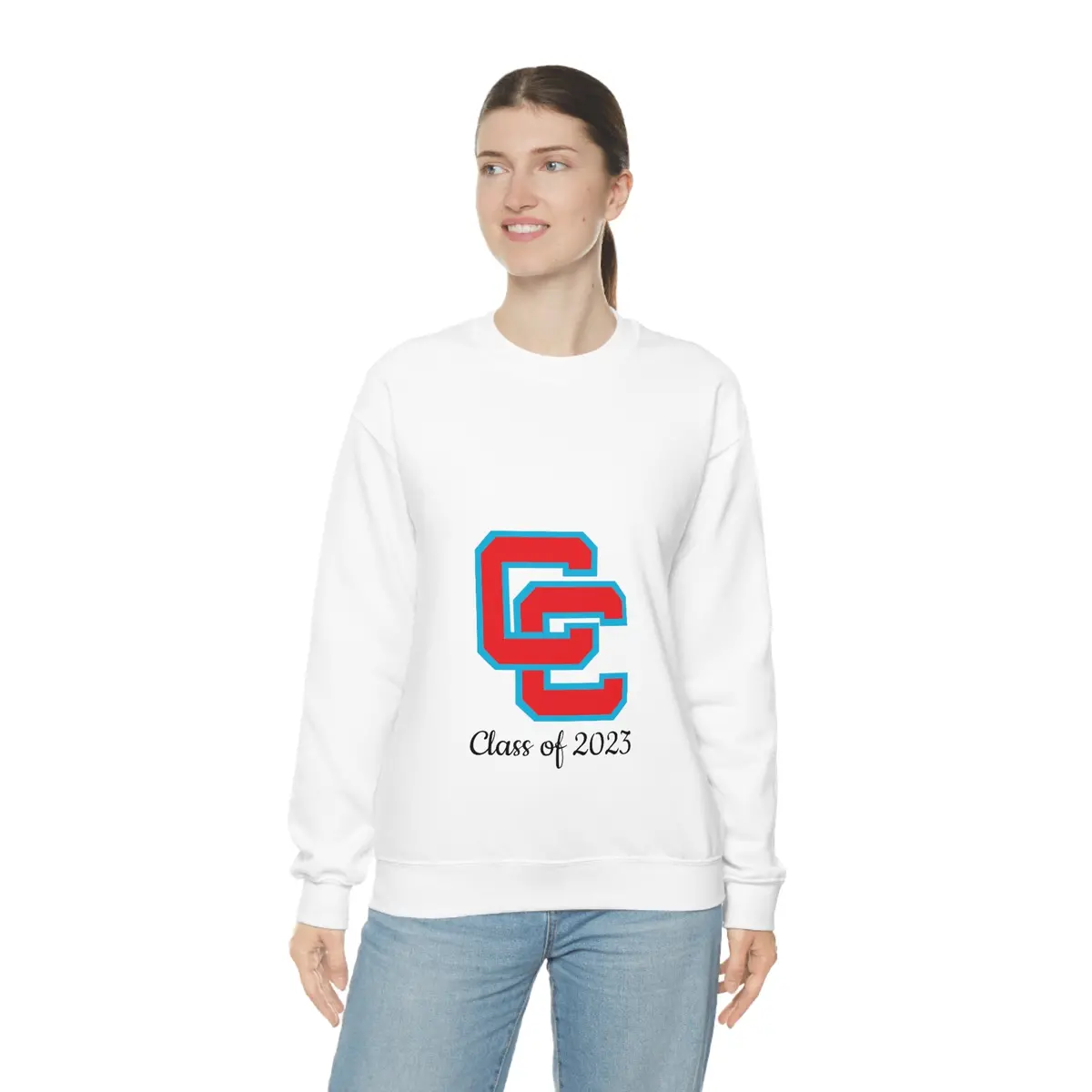 Charlotte Catholic Class Of 2023 Unisex Heavy Blend™ Crewneck Sweatshirt 1