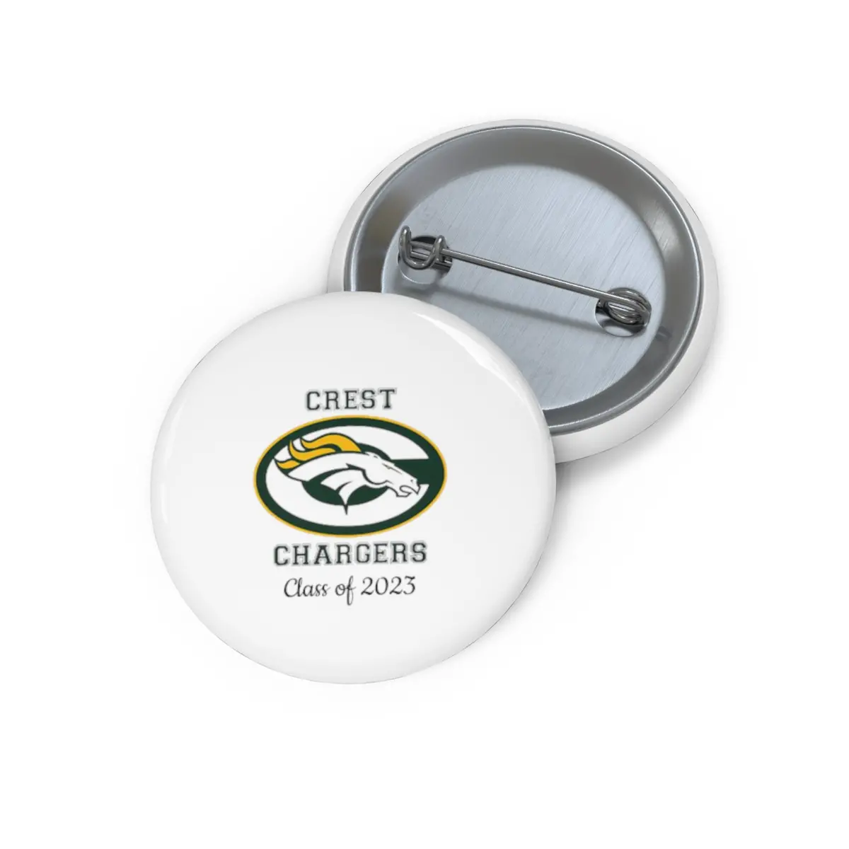 Crest Hs Class Of 2023 Custom Pin Buttons 1