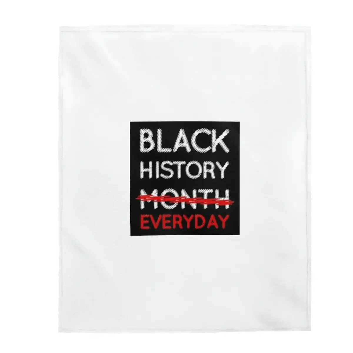 Black History Everyday Velveteen Plush Blanket 1