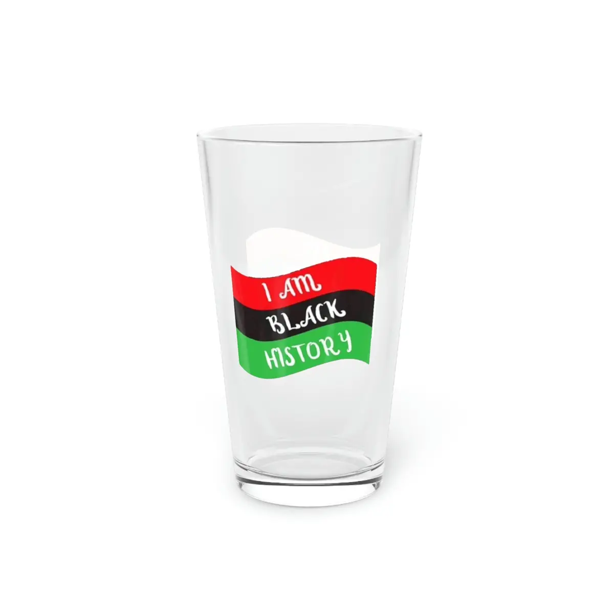 I Am Black History Pint Glass, 16Oz 1