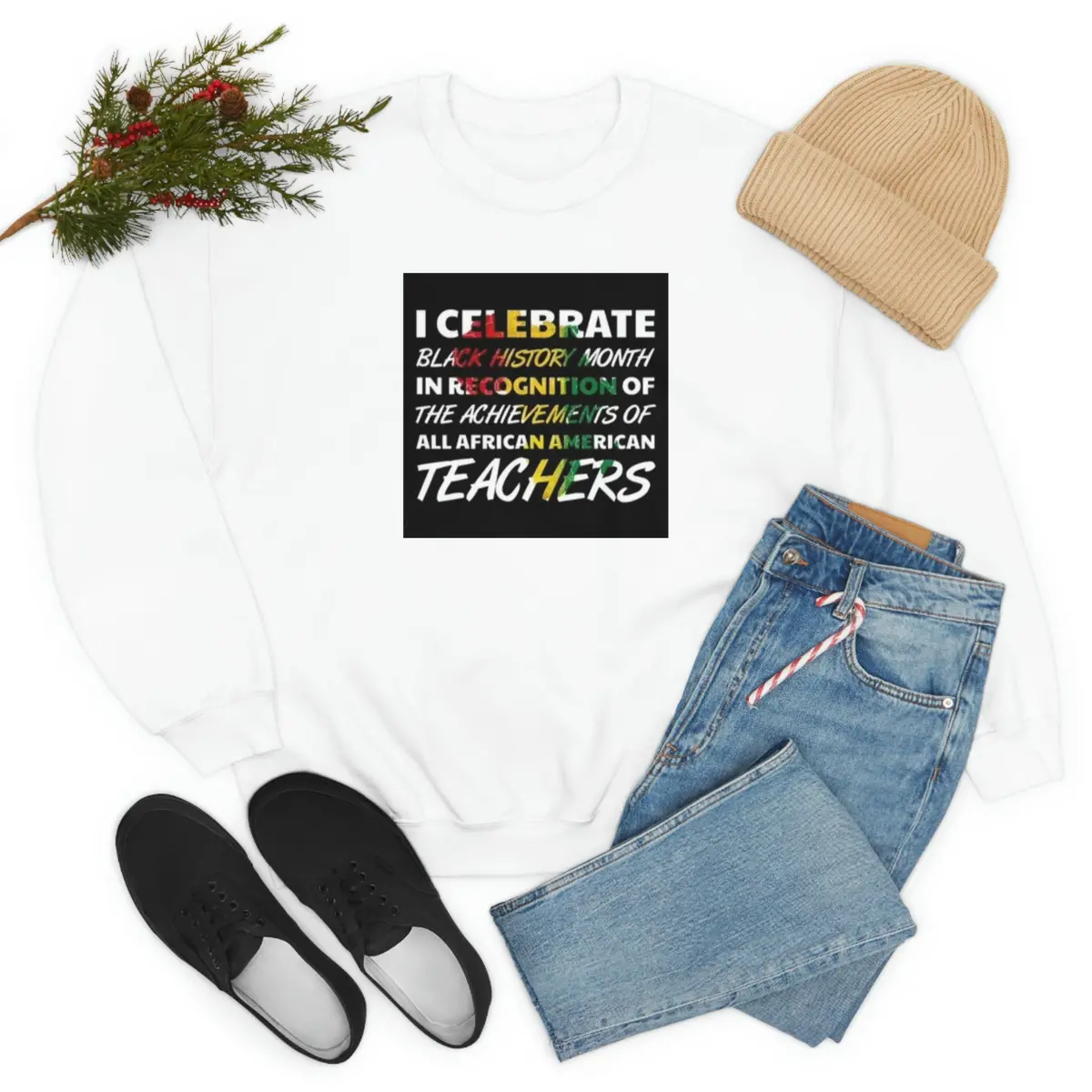 I Celebrate Unisex Heavy Blend™ Crewneck Sweatshirt 1