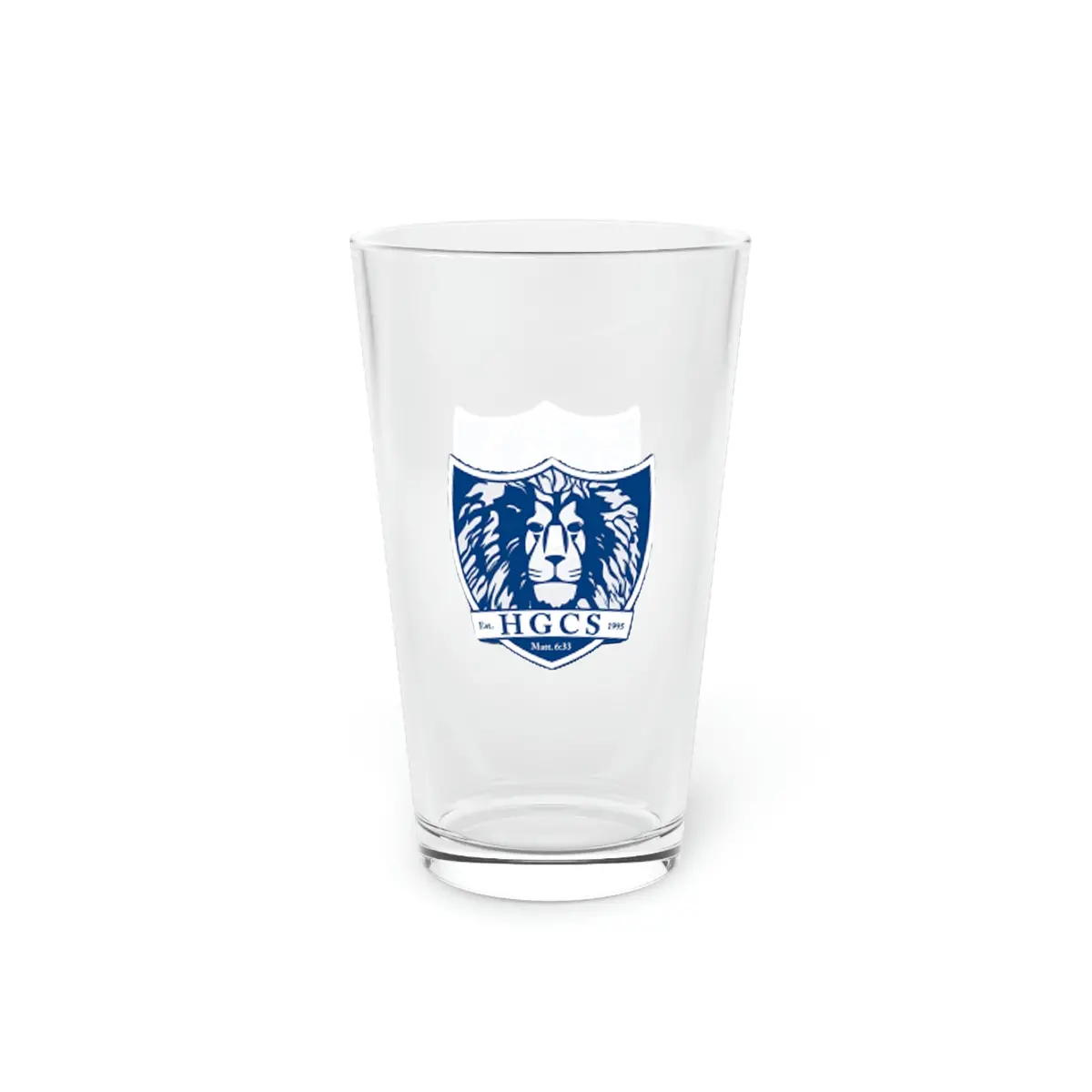 Hickory Grove Christian Pint Glass, 16Oz 1