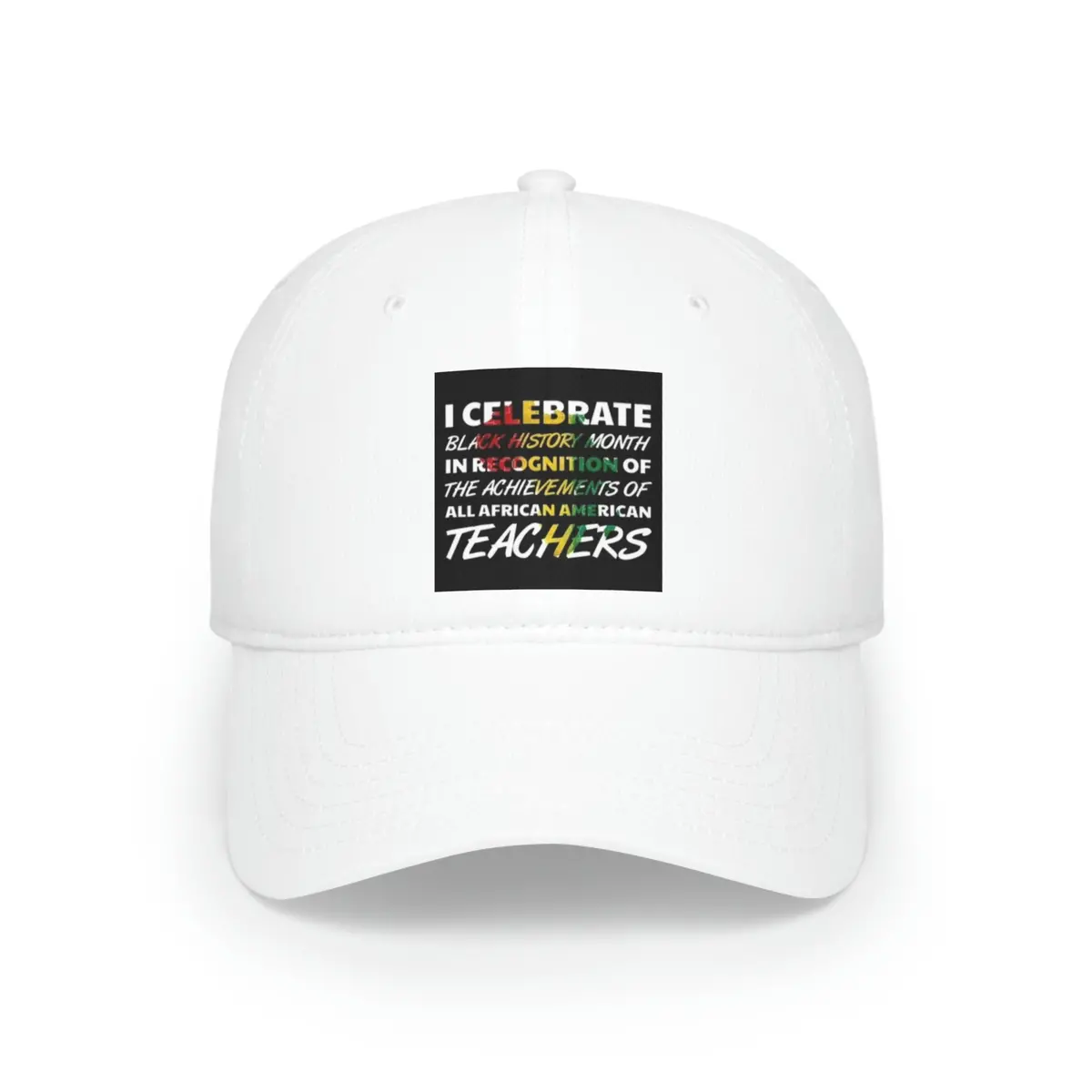I Celebrate Low Profile Baseball Cap 1