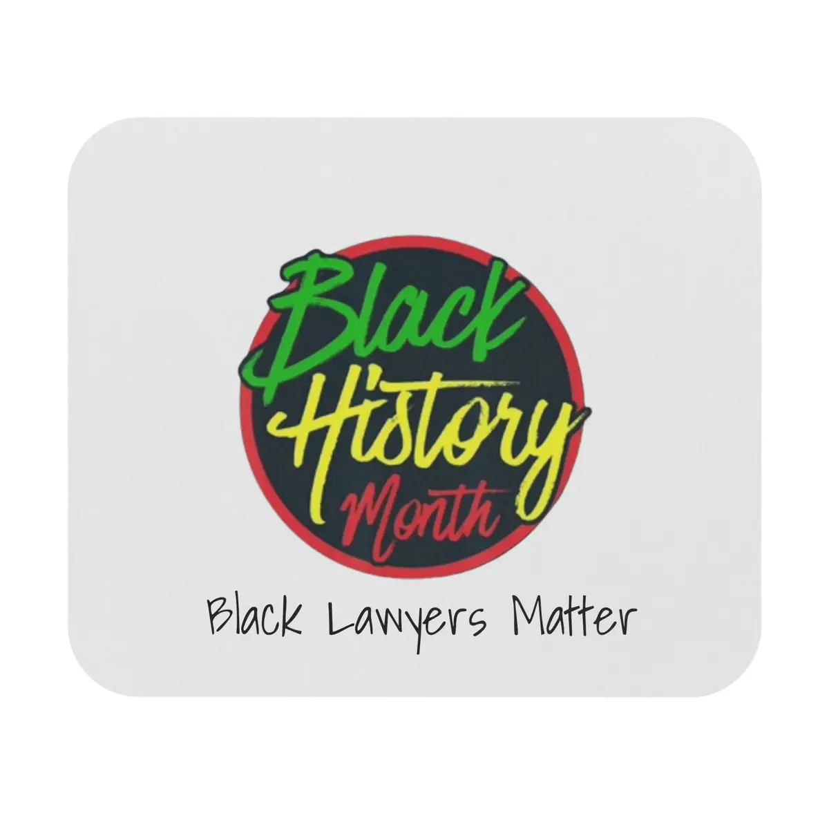 Black Lawyers Matter Mouse Pad (Rectangle) 1