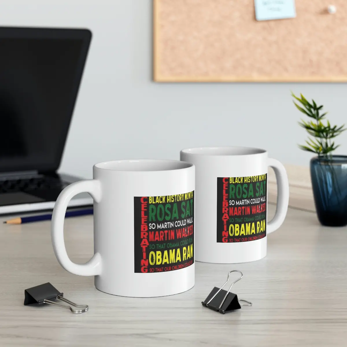Celebrating Black History Month Ceramic Mug 11Oz 1