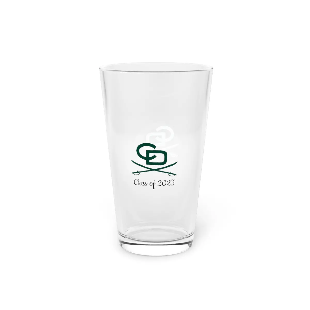 Country Day Class Of 2023  Pint Glass, 16Oz 1